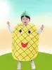 Día del Niño Disfraz de Frutas y Verduras Fresa Manzana Piña Uva Pimiento Disfraz de Baile para Padres e Hijos