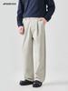 Ropa para Hombre Apo Pantalones Casuales de Negocios Transfronterizos para Hombre Otoño Alta Gama Holgados Rectos Modernos Versátiles Semi-Elásticos Pantalones Largos