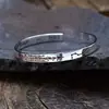 Plata de Ley S925 Joyería Taoísta Pulsera del Dios de la Riqueza de Cinco Vías Vintage Cinabrio Tendencia Nacional Pulsera de Seguridad para el Año de Nacimiento Pulsera Ajustable