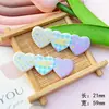 Nuevo KT gato acrílico tres amor DIY accesorios funda de teléfono móvil clip lateral accesorios para el cabello material de parche