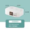 Camelia (Chahua) Caja de Almacenamiento de Mascarillas de Plástico Caja Transparente con Tapa Cuadros Pequeños Mesa Almacenamiento de Maquillaje