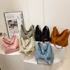 Bolsas Bolsas para Mujer Nuevas Casual Coreanas Ins Bolso de Hombro Tela de Nylon Correa Ancha para el Hombro Bolso tipo Cartero de Lona Bolso Cruzado Mujer