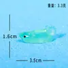 Adornos Luminosos de Animales Marinos de Resina Lindos, Modelos de Pez Globo y Mantarraya, Materiales de Decoración para Acuarios