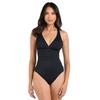 [Pedido mínimo de 300 piezas] Traje de baño entero cruzado europeo y americano con hermosa espalda, nuevo traje de baño de Amazon, traje de baño de moda ajustado