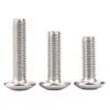 Tornillos de Acero Inoxidable 304 de Cabeza Plana Grande con Hexágono Interior, Tornillos de Cabeza Redonda Grande, Tornillos de Cabeza Plana Grande con Hexágono Interior