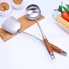 Pala Cuchara de Acero Palisandro No Magnético Acero Inoxidable 201 Utensilios de Cocina Cuchara para Sopa Pala Cercado Cuchara Extraña Utensilios de Cocina Caseros Pala para Freír