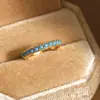 Anel Aberto Fino Redondo com Zircônia Galvanizado a Ouro 18K Estilo Nicho de Alto Padrão Joia Simples Versátil para Mulheres