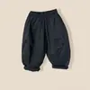 Soporte de Personalización~ Pantalones para Niños Primavera y Otoño Nuevos Pantalones Cargo Casuales Sueltos Elegantes Pantalones Largos Casuales para Niños