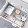 Caja de almacenamiento empotrada tipo cajón, cosméticos de escritorio acrílico transparente, separador, mesa caja de almacenamiento, estante de almacenamiento