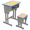Escuela Primaria y Secundaria Preparatoria Clase de Entrenamiento Escritorio y Silla para Escribir Individual y Doble Persona Escritorio y Silla de Aula Aulas de Tutoría Escuelas