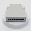 Wei Biao Optoeletrônica Caixa de Terminal de Cabo de Fibra Óptica para Montagem em Trilho DIN Industrial de 6/8/12 Portas SC/FC/LC/ST Caixa de Fibra Totalmente Configurada