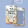 Portatarjetas de Pareja Gato Perro de la Suerte Infinita Tarjeta de Comedor Estudiantil Tarjeta de Autobús Identificación de Trabajo Cubierta Protectora Tarjeta de Acceso