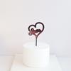 Derechos de autor Decoración de Pastel Acrílica para el Día de San Valentín Transfronteriza amor Feliz Día de San Valentín Inserto de Pastel Acrílico