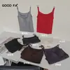 GOODFA2026 Otoño/Invierno Felpa Térmica Engrosada Camisola Cálida con Almohadillas en el Pecho Sin Costuras Elegante Camisola de Cuello Cuadrado con Almohadillas en el Pecho Chaleco