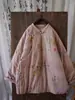 Estilo Novo de Inverno: Novo Estilo Chinês Estilo Nacional Sarja Algodão Botões Feitos à Mão Comprimento Médio Algodão de Fibra Longa de Xinjiang Casaco 51500
