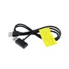Cable Inteligente con Puerto USB Previene Reinicios Carplay Android Auto Adaptador de Cable de Alimentación 12V para Coche Conexión de Tres Vías