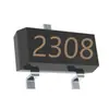 Si2301 Si2302 2303 2304 2305 2306 Transistores de Efeito de Campo Mos Smd Sot-23