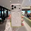 Suministro Directo de Fábrica, Venta Caliente Transfronteriza, Adecuado para Funda de Teléfono Móvil iPhone 18Promax, Funda Magnética Anti-Caídas con Degradado Ip17
