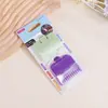 Caja de Almacenamiento de Plástico Engrosado Platino para Peluquería para Cortapelos y Regla, Caja de Almacenamiento de Peluquería de 10 Ranuras para Peines de Posicionamiento