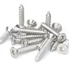 Tornillos Autorroscantes Torx Antirrobo de Acero Inoxidable 201, Cabeza Plana Avellanada, Torx Interno M2/M3/M4/M5/M6 Tornillos Autorroscantes