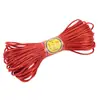 Loja de joias de corda trançada diy feitas à mão Linha 5 pulseira trançada de Jade vermelho feita à mão cordão de pulso material diy