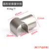 Suporte de Barra para Cabides de Roupa de Guarda-Roupa Montado em Flange Base de Flange Espessada para Cabide de Roupa Barra Circular de Aço Inoxidável Suporte de Barra Circular Fixa para Roupas