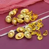 Lingotes de Oro Sólidos Mini para Adorar al Dios de la Riqueza, Lingotes Pequeños para Atraer Riqueza, Tazones del Tesoro para Llenar, Artesanías Decorativas para el Hogar al por Mayor