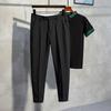 Pantalones de traje para hombre de verano 2026, estilo británico, de negocios, pierna recta, corte slim, talla grande, casual, largo 9/10