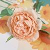 Flor artificial única peônia estrangeira decoração para casa decoração para sala de estar flor falsa reunião de casamento arte floral buquê transfronteiriço