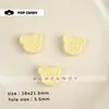 Accesorios para Joyería DIY Oso Lindo de Acrílico con Agujero Recto Botones Cuentas Tocado Hecho a Mano Accesorios DIY Accesorios Colgantes