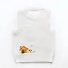 Ropa para Niños Invierno Nuevo Chaleco Cálido Japonés para Niños Chaleco Bordado con Animales de Dibujos Animados y Letras