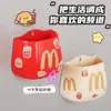 Bonito Estante de Almacenamiento Magnético para Refrigerador de McDonald's, Caja de Almacenamiento con Imanes en la Parte Trasera, Caja de Almacenamiento para Cocina Montada en la Pared sin Taladrar