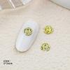 Daisy Accesorios para Uñas Aleación Corazón Femenino Flor Parche Metálico Celebridad de Internet Crisantemo Accesorios para Uñas Uñas Postizas al Por Mayor