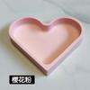 Bandeja con forma de corazón de silicona transfronteriza, Caja apilable para frutos secos, Bandeja para nueces DIY, Caja de caramelos de trébol de cuatro hojas
