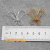 Material para joyería DIY cobre enrollado Flor hueca tridimensional Corona de fénix Xiuhe material para tocado