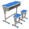 Mesas e Cadeiras de Sala de Aula para Alunos do Ensino Fundamental e Médio, Salas de Aula, Escolas, Assento Individual e Duplo, Treinamento, Reforço Escolar, Cursinhos, Mesas de Estudo Domésticas, Fabricantes