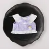 Ropa para muñeca de 10 cm, camiseta de manga corta, chaleco para muñeca, colección de atuendos para muñeca Labubu de 17 cm