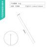 Venta Caliente Aguja de Ojo con Cuentas Hecha a Mano Aguja para Abalorios Acero Inoxidable Muy Fina DIY Herramienta para Abalorios Trenzados Accesorios