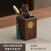 Soporte Sencillo para Tazas de Té Casero Hecho de Palo de Rosa y Sándalo Negro, Escurridor de Tazas de Té, Estante de Almacenamiento para Accesorios de Juego de Té Kung Fu, Soporte para Tazas de Té