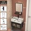 Gabinete de Baño de Vidrio con Puerta, Aluminio Montado en Pared, Ahorrador de Espacio para Apartamentos Pequeños, Borde Estrecho, Gabinete para Lavabo de Balcón de Baño, Gabinete con Espejo de Tocador