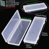 Caja Cuadrada de 15 mm, Caja Cuadrada para Accesorios, Caja Transparente para Herramientas de Arte, Caja de Almacenamiento para Pinceles de Pintura al Óleo, Caja para Pinceles de Gouache con Tapa