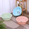 Bacia para Cintura Doméstica Bacia Redonda de Plástico Bacia de Lavar Roupas Bacia de Lavar para Dormitório Simples Bacia de Lavar Bacia para Lavar Pés Atacado