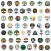 50 Adesivos de Grafite Estilo Nórdico Árvore da Vida Padrão Floral Retrô Árvore Totem Adesivos Decorativos à Prova d'Água Capacete Venda por Atacado