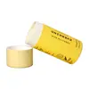 Fabricante de Shenzhen de Empaques Cosméticos Biodegradables, Tubo de Papel Redondo Espeso Empujable con Tapa para Tubos de Papel para Labial y Desodorante