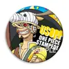 Insignias de Merchandising de One Piece Insignias de Anime de Luffy Zoro Sanji Regalos para Eventos de Convención Amuletos para Bolsas