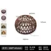 Lámpara Colgante Vintage de Comedor con Pantalla de Cuerda de Cáñamo y Estructura de Hierro, Lámpara de Techo/Pared de Repuesto de Alambre de Hierro con Forma de Jaula de Pájaros Creativa, para Casa de Huéspedes, Tienda de Té con Leche, Candelabro