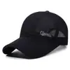 Sombrero de ala larga para hombre, gorra de béisbol de verano para exteriores con protección solar, gorra de pesca transpirable de malla para exteriores, pico de pato