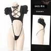 Ropa interior sexy sexy traje de agua muerta encaje ahuecado con cordones tentación caliente pijama puro uniforme de mujer al por mayor
