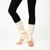 Polainas Apilables, Calcetines sin Pies, Calcetines de Punto Cálidos para Ballet, Calcetines de Pierna de Primavera y Verano para Mujer de Pilates, Calcetines para Fitness y Yoga