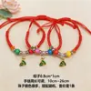 2026 Nuevo Modelo Festival del Bote del Dragón Pulsera de Cuerda Colorida Joyería Aleación Zongzi Bebé Tejido Pareja Pulsera de Hilo de Colores Venta al por Mayor